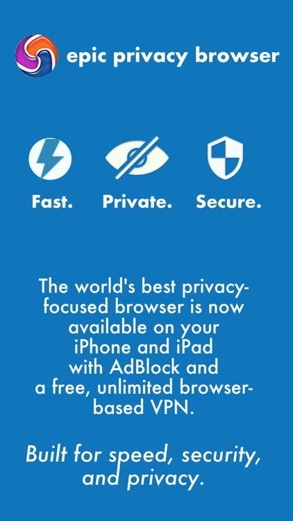 Epic Privacy Browser (w/ VPN)