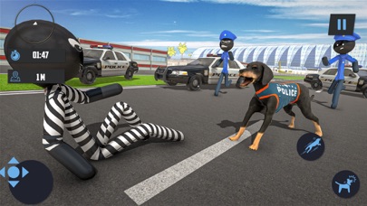 Stickman Police Dog Chase screenshot 2