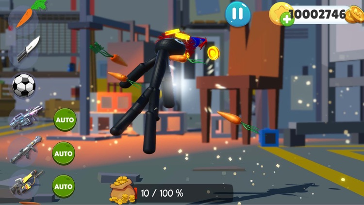 Kick The Stickman Buddy Game screenshot-4