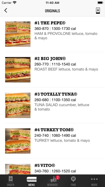 Jimmy John’s Sandwiches screenshot-3