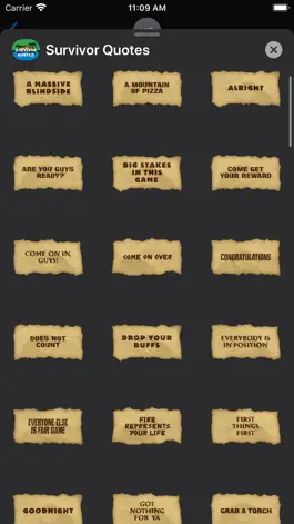 Game screenshot Quotes from Survivor hack