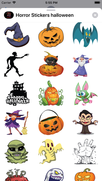 Horror Stickers halloween screenshot 3