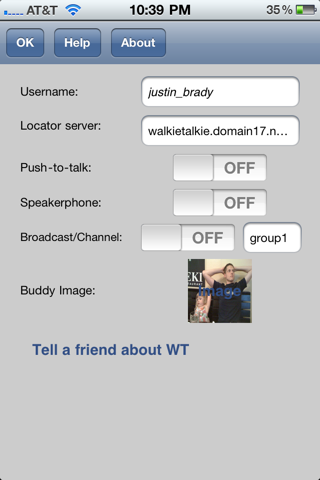 WalkieTalkie VOIP - náhled