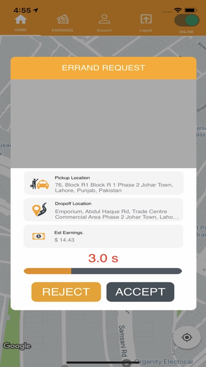 Errand App for Drivers Only screenshot-3