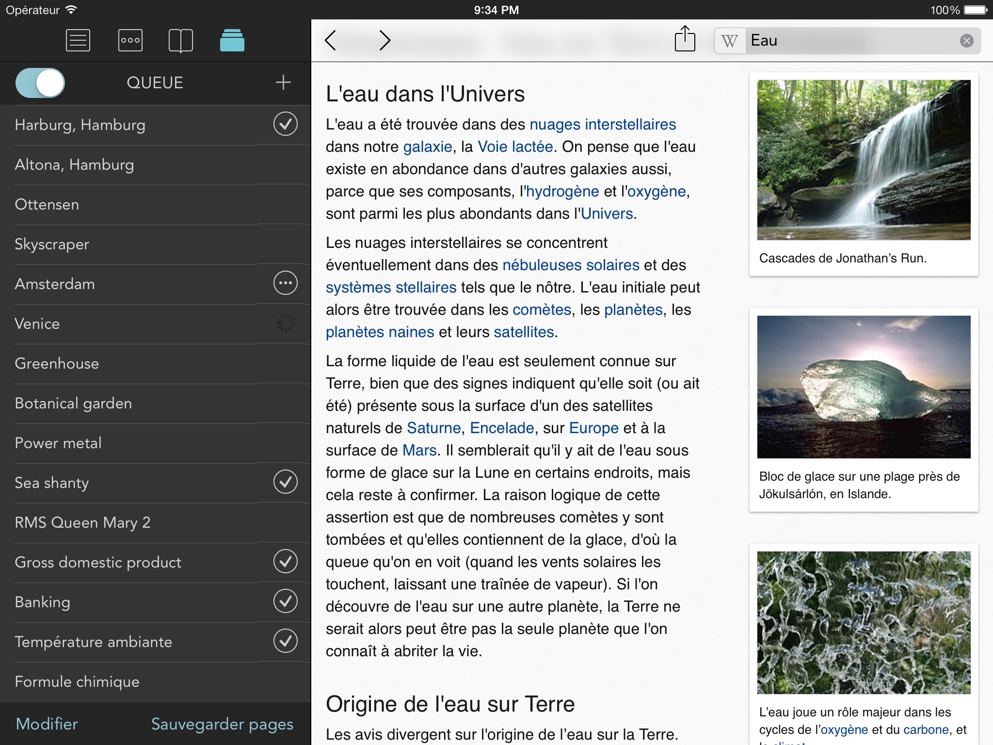 Wikipanion Plus for iPad screenshot 2