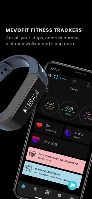 MevoFit Fitness Tracker App