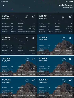 Screenshot 8 Weather, Pronóstico del tiempo iphone