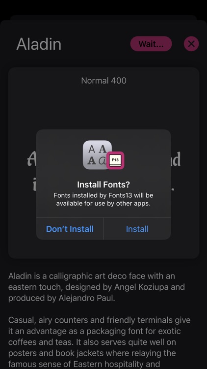 Install Fonts