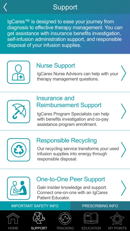 IgCares – Infusion Support screenshot-8