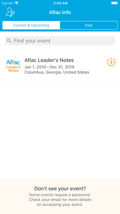 How to cancel & delete Aflac Events & Communications from iphone & ipad 1