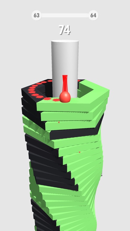Spinny Stack vs Ball 3D