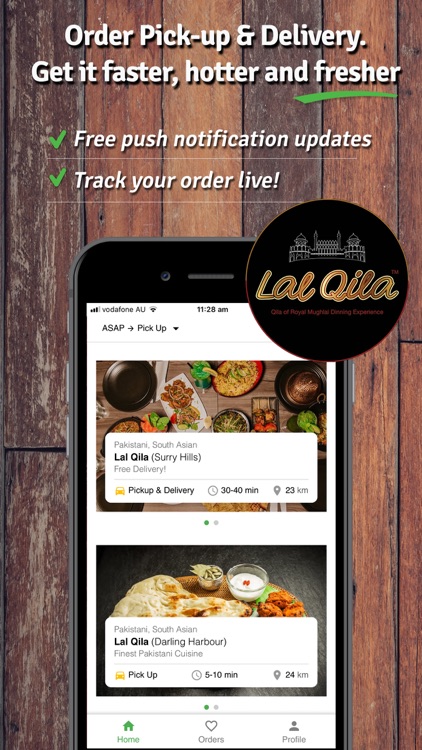 Lal Qila Food Ordering App