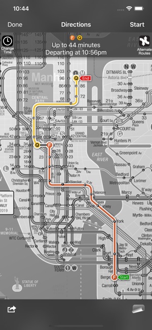 NYC Subway 24-Hour KickMap(圖2)-速報App