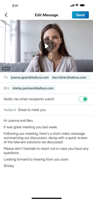 Kaltura Pitch Video Messaging(圖4)-速報App