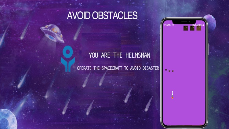 Avoid Obstacles-ship fly