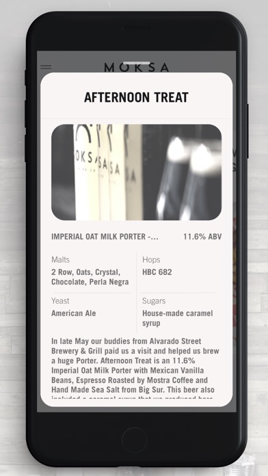 Moksa Brewing Co. screenshot 4