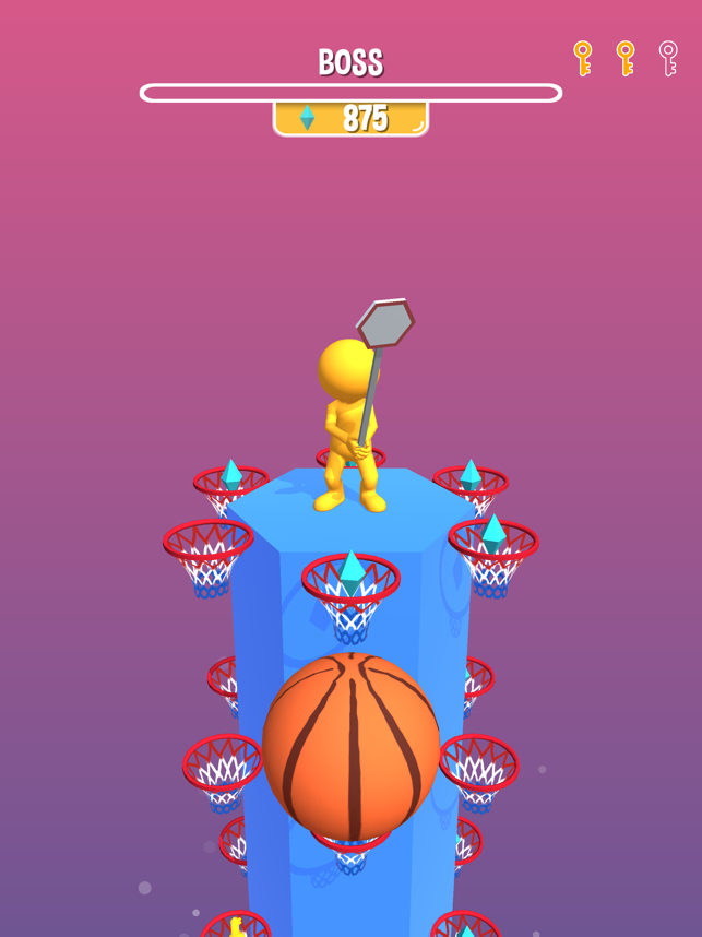 Basket Bang 3D, game for IOS