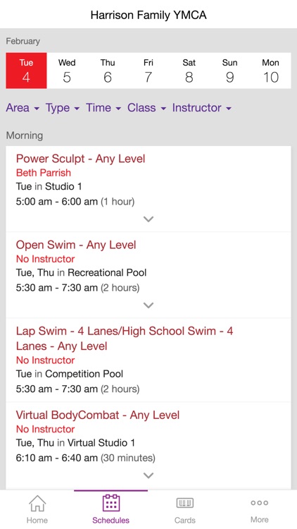 Harrison Family YMCA screenshot-3