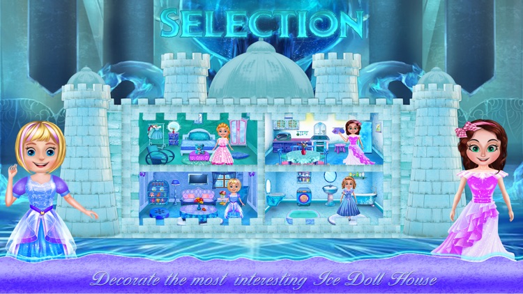 Ice Doll House Designing Game screenshot-0