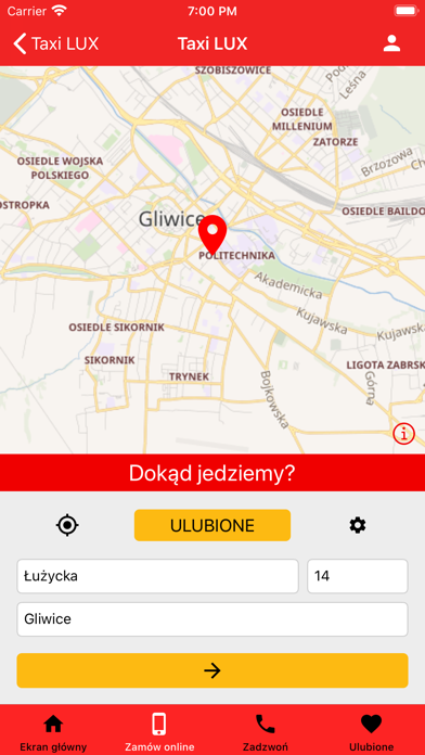 Taxi LUX GLIWICE screenshot 4