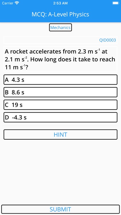 MCQ: Physics screenshot-5