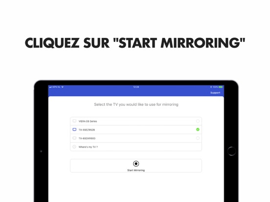 Mirror pour Panasonic TV Mirror pour Panasonic TV