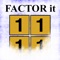 FACTORit is a game for developing your mental math skills