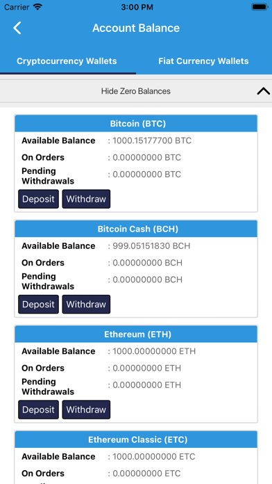 Inout Blockchain FiatExchanger screenshot 4