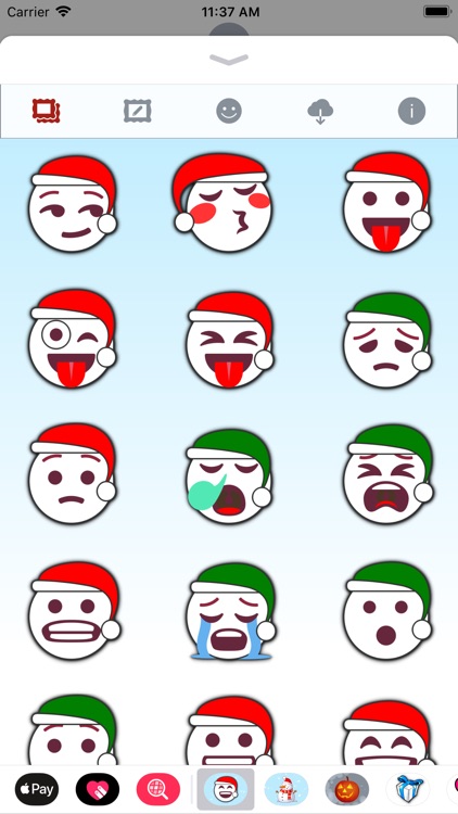 Christmas Emoji • Stickers