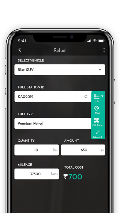 EFUEL APP screenshot 2