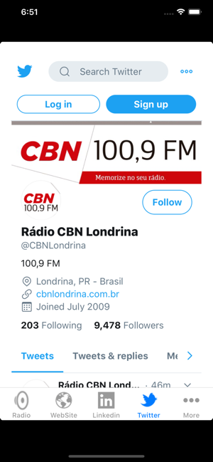 Rádio CBN Londrina 100,9 MHz(圖2)-速報App