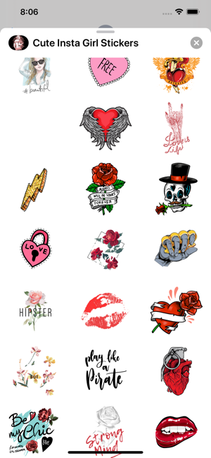 Bad & Mad Girl Stickers(圖3)-速報App