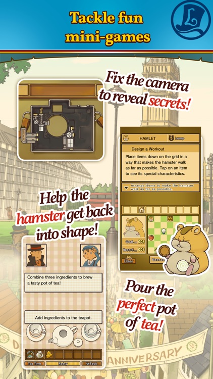 Layton: Diabolical Box in HD screenshot-3