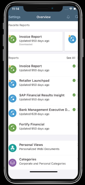 SAP BusinessObjects Mobile(圖1)-速報App