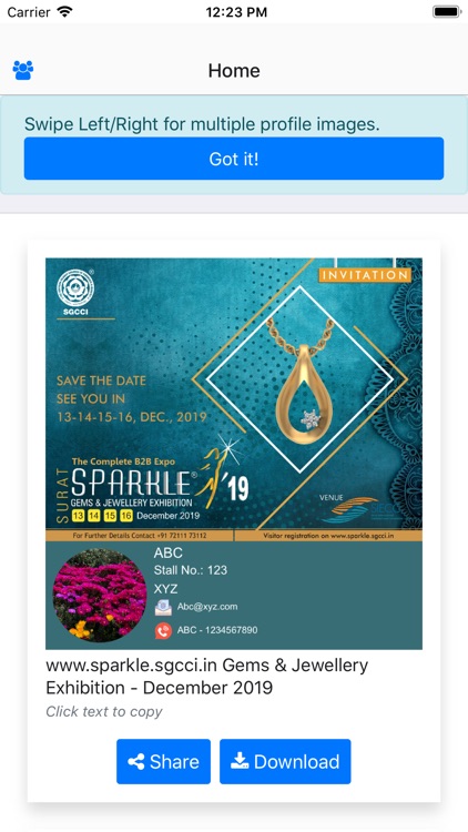 SGCCI Sparkle Expo Frames