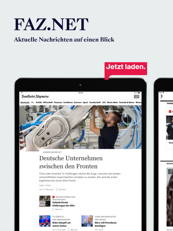 FAZ.NET - Nachrichtenのおすすめ画像1