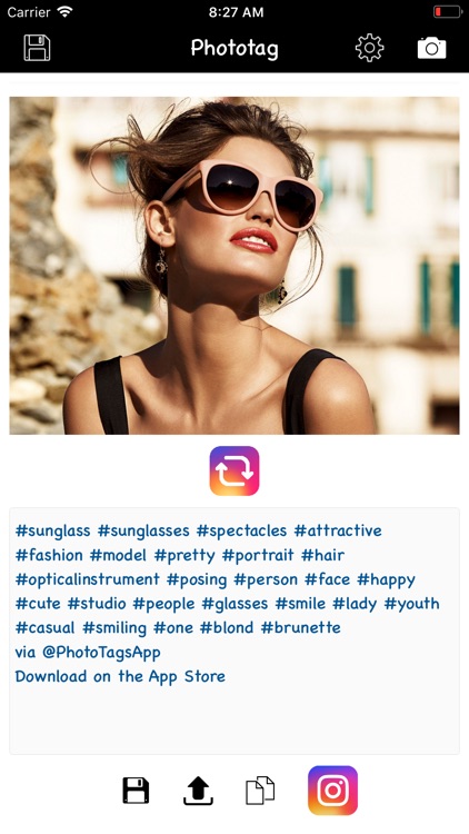 Phototag hashtag generator PRO