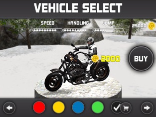 Bike Trials Winter, game for IOS