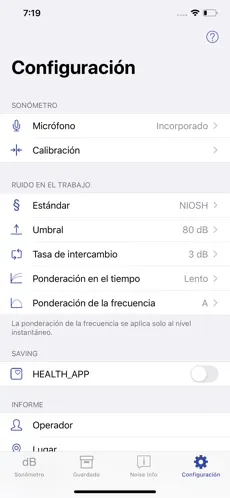 Imágen 3 NIOSH Sound Level Meter iphone