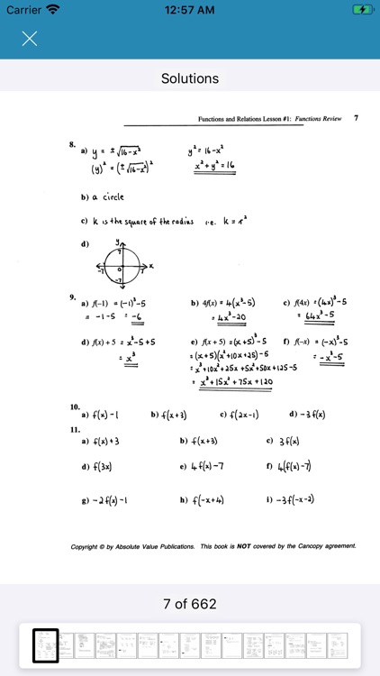 iWriteMath PreCalculus 12