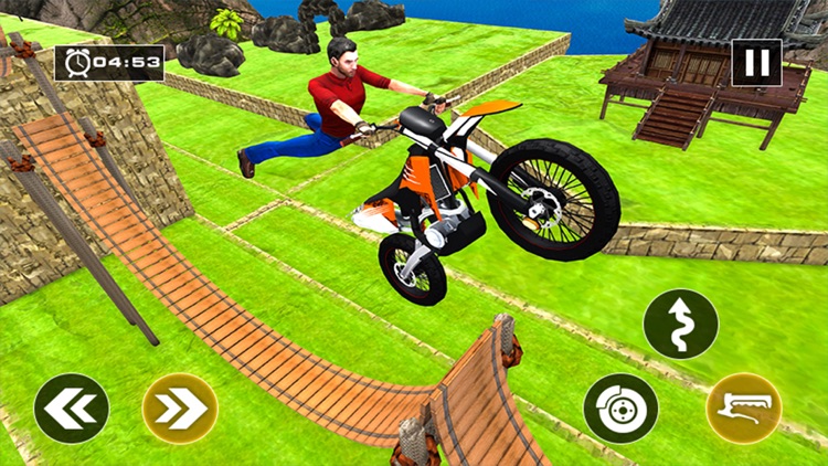 Dirt Bike Obstacle Course 3D screenshot-3