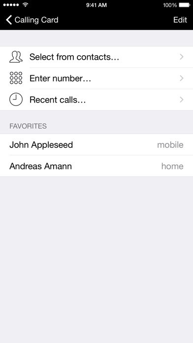 How to cancel & delete Calling Card from iphone & ipad 2