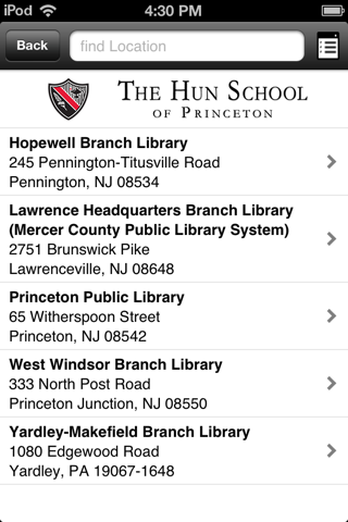 The Hun School Library App screenshot 4