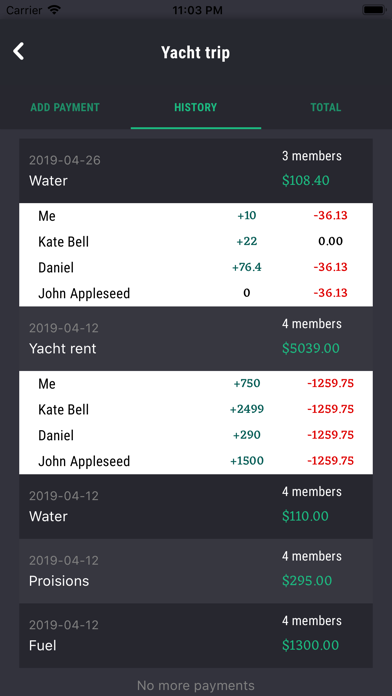 CapK Calc - split bills screenshot 4