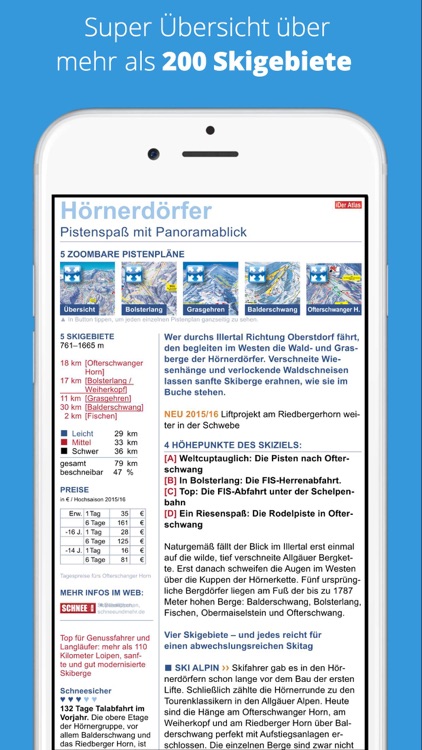 Schnee und mehr Der Skiatlas