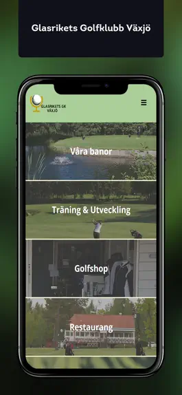 Game screenshot Glasrikets Golfklubb Växjö apk