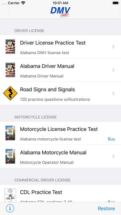 How to cancel & delete Alabama DMV Test Prep from iphone & ipad 1