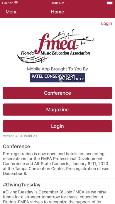 How to cancel & delete FMEA: Florida Music Education from iphone & ipad 1