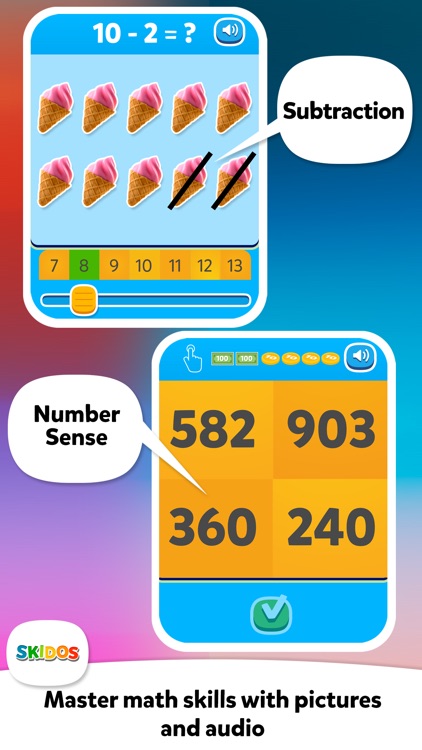 Flower Maths: Cool Kids Games screenshot-4