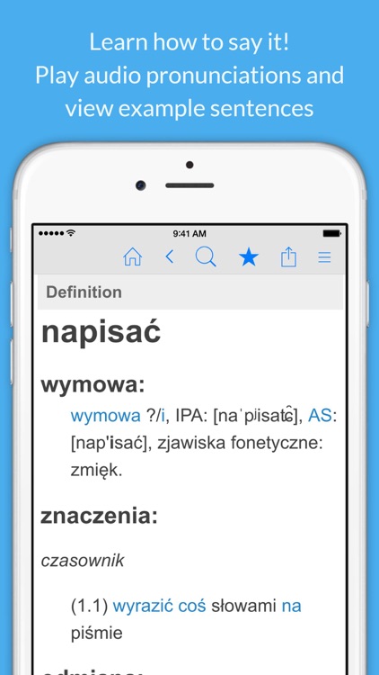 Polish Dictionary & Thesaurus